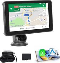 "Inefala" automobilinis radijas GPS navigatorius su belaidžiu "Carplay" "Android" 7 colių jutikliniu ekranu, "Bluetooth", "Airplay", "Siri", AUX/FM siųstuvu, veidrodžio jungtimi, C tipo 64G TF kortele