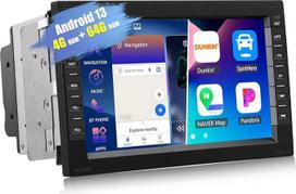 4G + 64G CAMECHO Android 13 automobilinis radijas VW Golf 4 Polo Sharan Jetta MK4 T5 Multivan su navigacija, 7 colių dvigubo DIN automobilinis radijas su Carplay Android Car FM/RDS Bluetooth 5.0 + 32EQ