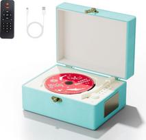 Yintiny Blue Time Music Box CD grotuvas su garsiakalbiais namų apdailai