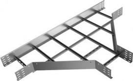 T-piece for branching on cable routes, which are made of cable ladders with dimension 60x200, superficial treatment hot dip galvanized KLT 60X200_F | 8595057661424
