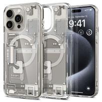 Telefonų dėklas - Spigen - Ultra Hybrid MagFit - Anti-Geltonėjimas - Suderinamas su MagSafe - iPhone 15 Pro