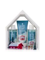 ACCENTRA Kalėdinis kosmetikos rinkinys: pipirmėčių aromato dušo gelis/vonios putos/kūno losjonas (3x150 ml)