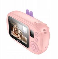 Skaitmeninis fotoaparatas Aparat cyfrowy dla dzieci z funkcją selfie Hoco 1MP 2,0" HD Ready DV205 różowy 0INT