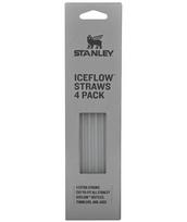 Šiaudelių rinkinys 4 vnt. termosui The IceFlow skaidrus