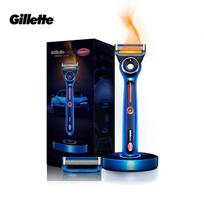 Gillette Labs pašildomas skustuvas Bugatti Limited Edition greitas pašildymas 1 sekundės įšilimas išmanus temperatūros valdymas.