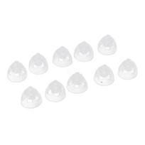 10 vnt. Klausos aparato atsarginių kupolų Didelio skaidrumo Vienasluoksnis Silikoninis Daugkartinio naudojimo Atviras vėdinimas 8mm Medium