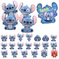 TOP TOY Disney Fluffy Series Blind Box Soft Vinyl Figure Gachapon Toy Gift Birthday Present Stitch Christmas Gift  Mini Stitch  [3-Piece]