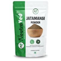 NeutraVed Jatamansi milteliai 100g | Gryni ir natūralūs spikenardo šaknų milteliai plaukų augimui | Balchad - Jatamasi Jadd - Jatila  – 100g