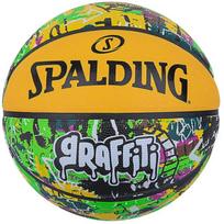 Krepšinio kamuolys Spalding Graffity, 5 dydis, geltonas