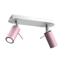 PRESTON PINK/WHITE 2x mini GU10 lubinis šviestuvas