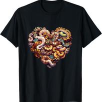 Karališkasis pitonas Marškinėliai Gyvatė Reptilija Herpetologija Karališkasis pitonas T-shirt S juoda