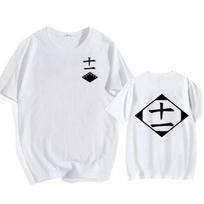 Karštas Išpardavimas Anime Marškinėliai Bleach Cosplay Marškinėliai Zaraki Kenpachi Vyrams Moterims Apvalus Kaklas Trumpomis Rankovėmis T-shirt Madingi Marškinėliai Gerbėjams S juoda