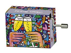 Muzikinė dėžutė Fridolin Happy Birthday in Box James Rizzi, Here's to love