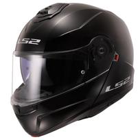 LS2 FF908 STROBE II GLOSS BLACK MODULINIS ŠALMAS XXL