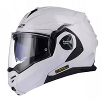 LS2 FF901 ADVANT X SOLID WHITE modulinis šalmas 3XL