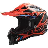 LS2 MX700 SUBVERTER STOMP ŠALMAS ORANŽINĖ M