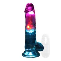 RealRock LED Vibrating Cock 7 vibruojantis falo imitatorius