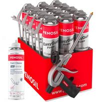 Universalios sandarinimo putos PENOSIL EasyGun All Season, 12 vnt. x 750 ml + putų valiklis Cleaner