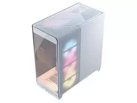 "CORSAIR Midi 4500X LX RGB Tempered Glass White"