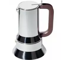 Alessi 9090/1 Rankinis kavos virimo aparatas Mokos gaminimo indas Nerūdijančiojo plieno