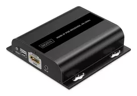Digitus DS-55354 vaizdo ir garso signalų ilgintuvas AV siųstuvas ir imtuvas Juoda