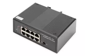 Industrial 7-port Gigabit PoE+ Switch w/ 1 PD