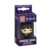 FUNKO POP! Raktų pakabutis: Wednesday - Wednesday Addams (Black Coat)