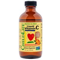 ChildLife Skystas vitaminas C, Apelsinų skonio – 118 ml