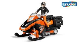 Bruder - Snow mobile with driver and accessories (63101)