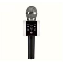 Smagus karaoke bluetooth mikrofonas - sidabrinis