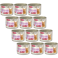 ANIMONDA Cat Carny Adult skonis: kalakutiena, ėriena 200g x12