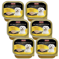 ANIMONDA Dog Vom Feinsten Adult Jautiena, kiaušiniai, kumpis 6x150g