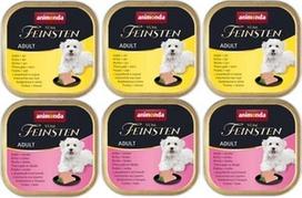 ANIMONDA Dog Vom Feinsten Suaugusiems šunims Kalakutiena/kumpis + kalakutiena/sūris 6x150g