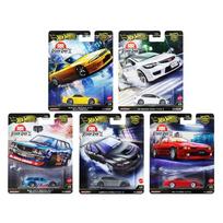 Hot Wheels Premium Ronin Run II Modeliukų rinkinys (Honda Civic FD2 Type-R,Mitsubishi Lancer Evolution IX,Mad Mike Mazda RX-3,Nissan Skyline R32 Pandem,Toyota Supra)