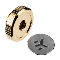 EK Water Blocks EK-Quantum Torque Plug G1/4 inch – with EKWB Logo, gold