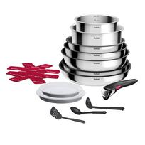 Iš aliuminio puodų rinkiniai 15 vnt. INGENIO Cook Eat L881SF04 – Tefal