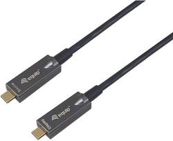 Equip 119463 USB kabelis USB 3.2 Gen 2 (3.1 Gen 2) 15 m USB C Juoda