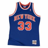 Mitchell & Ness Swingman Jersey NBA New York Knicks Patrick Ewing  - Dydis S (SMJYGS18186-NYKROYA9 Marškinėliai)