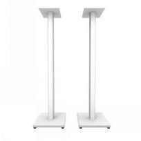 KANTO AUDIO 34" UNIVERSAL BOOKSHELF SPEAKER FLOOR STAND - WHITE (PAIR)