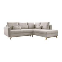 Smėlio spalvos sofa-lova Miuform Scandic Lagom L, dešinysis kampas