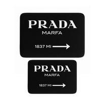 Juodos spalvos iš velveto vonios kilimėliai 2 vnt. 60x100 cm Prada – Mila Home