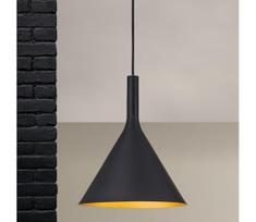 Orion - Pakabinamas šviestuvas ant laido GUNDA 1xE27/60W/230V Ø 25 cm juoda/auksinė