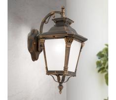 Orion - Lauko sieninis šviestuvas AIKO 1xE27/60W/230V IP23 bronzinė/patina