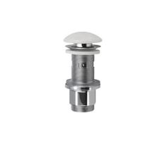 Sapho - praustuvo išleidimo vožtuvas Click-Clack BLOK, skersmuo 6,7 cm, marmuras/balta