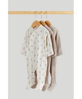 MOTHERCARE šliaužtinukas ilgomis rankovėmis 3 vnt., AW06501 80 cm