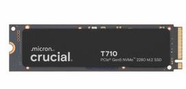 SSD|CRUCIAL|T710|1TB|M.2|PCIe Gen5|NVMe|Write speed 13700MBytes/sec|Read speed 14900MBytes/sec|TBW 600 TB|CT1000T710SSD5