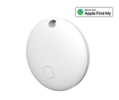 Setty FindMy Round TFO TAG 01 Smart Bluetooth Tracker with case White