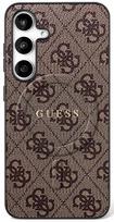 Guess PU 4G Ring Classic Logo MagSafe Case for Samsung Galaxy S25 FE