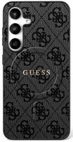 Guess PU 4G Ring Classic Logo MagSafe Case for Samsung Galaxy S25 FE