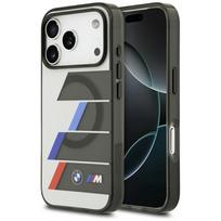 BMW M IML Metal Buttons Tricolor Lines MagSafe Case for Apple iPhone 17 Pro Max